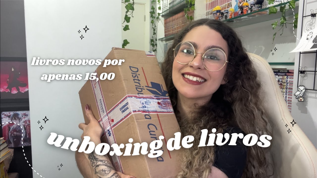 unboxing de livros novos COM DESCONTO!!!