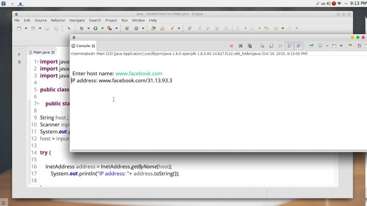 60 JAVA Networking Chat Server Client TCP - YouTube