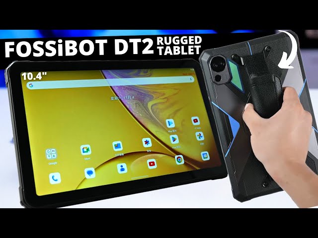 FOSSiBOT DT2 Rugged Tablet Unleashes With 22000mAh Battery 66W Flash Charge  and 20+256GB Memory