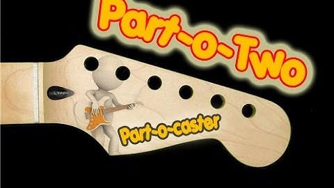 Build a Custom Stratocaster Guitar from parts - Guitar Body Prep - Part-o-caster Part 2