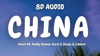 Anuel Aa, Daddy Yankee, Karol G, Ozuna & J Balvin - China 8D Audio