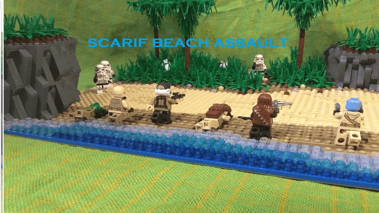 Lego Star Wars MOC Scarif Beach Assault
