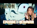 THIS ANIME IS CRAZY!! BUT I LOVE IT! Jujutsu Kaisen Episode 1 Reaction + Review!