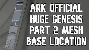 Ark Official How To Mesh Genesis: Part 2 Rat Holes & Base Locations for PvP | ARK: Survival Evolved