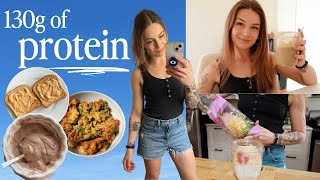 EATING OVER 130G OF PROTEIN IN A DAY | easy high protein plant based meals
