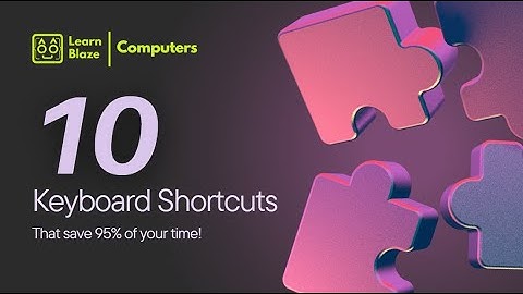 Save 95% of your time with these Keyboard Shortcuts! | Windows | LearnBlaze