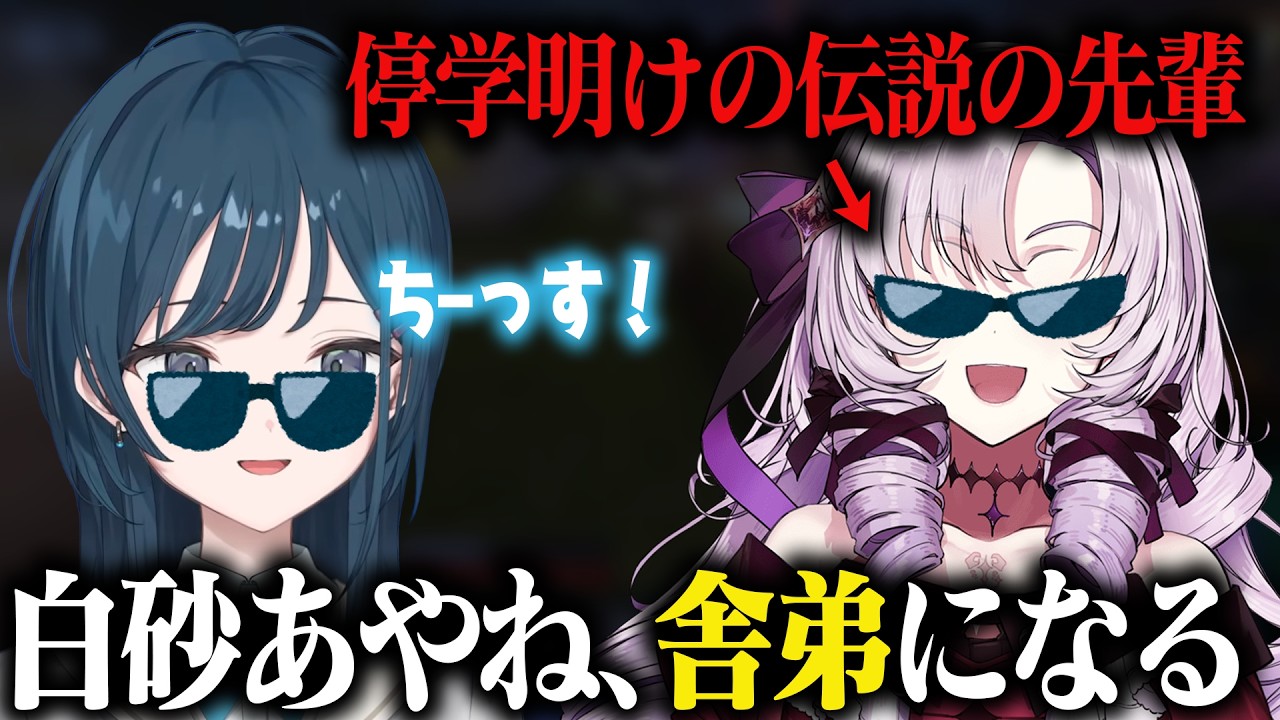 【あらなみマイクラ】伝説のヤンキー、サロメ先輩の舎弟になりたい白砂あやね【にじさんじ/切り抜き】