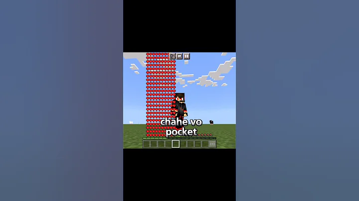 how to 1000 hearts in minecraft 😱|| how to get 1000 hearts in Minecraft bedrock edition🤯 #shorts