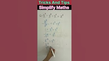 Simplification of maths||Maths Hacks #shortsfeed #viral #trending #simplify #mathsquiz #learnmaths