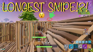 FORTNITE - LONGEST BOLT SNIPER HEADSHOT!?