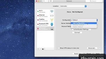 How to setup L2TP VPN connection on Mac OS X Yosemite
