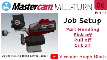 Mastercam Mill Turn Programming || How to Job Setup in Mill Turn || What is  POKO in Mill Turn