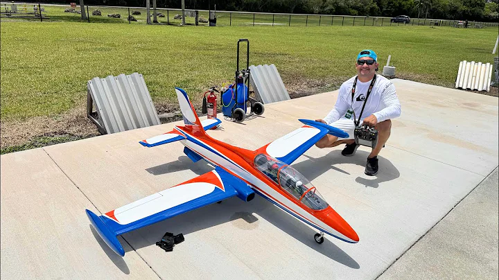 1st time flying my Hangar 9 Aermacchi MB-339 (SW80b) build + turbine waiver ✅