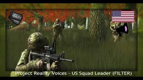 Project Reality Voices - US SquadLeader FILTER