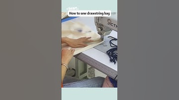 How to sew drawstring bag #bagfactory #bagmanufacturer #custombag