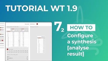 Meteodyn WT 1.9 tutorials: How to configure a synthesis [analyse result] part. 1