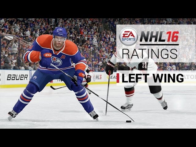NHL 16 TOP 10 LEFT WING RATINGS! (My 