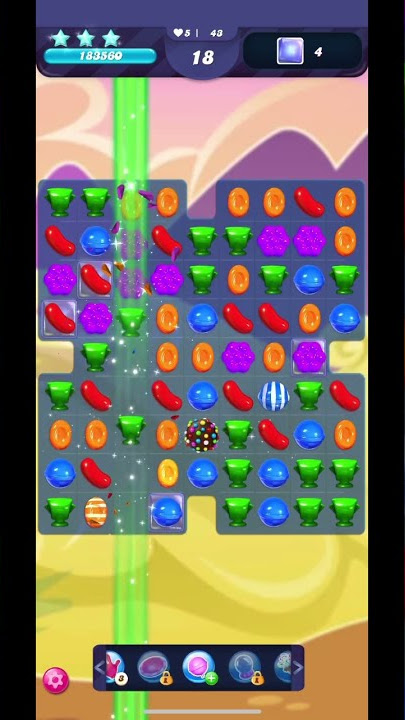 Candy Crush Saga Level 43 Part 2 #candycrushsaga #shorts #subscribe #subscribetomychannel #divine