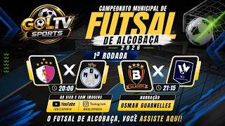Campeonato Municipal de Futsal de Alcobaça 2026 – 1ª Rodada | GOL TV Sports