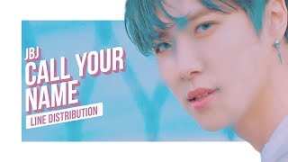 JBJ - Call Your Name Line Distribution (Color Coded) | 제이비제이 - 부를게