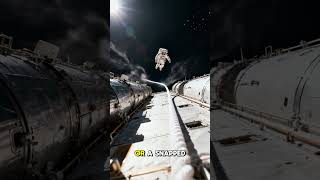 Astronauts Floating Into the Void Without a Lifeline #shorts #spacewalk #scary