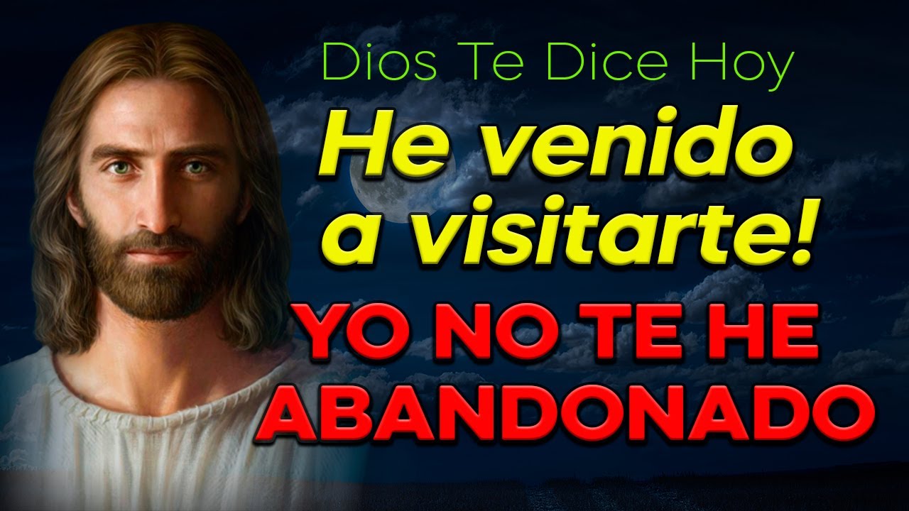 Dios te dice hoy: No huyas a tus problemas he venido a visitarte! - YouTube