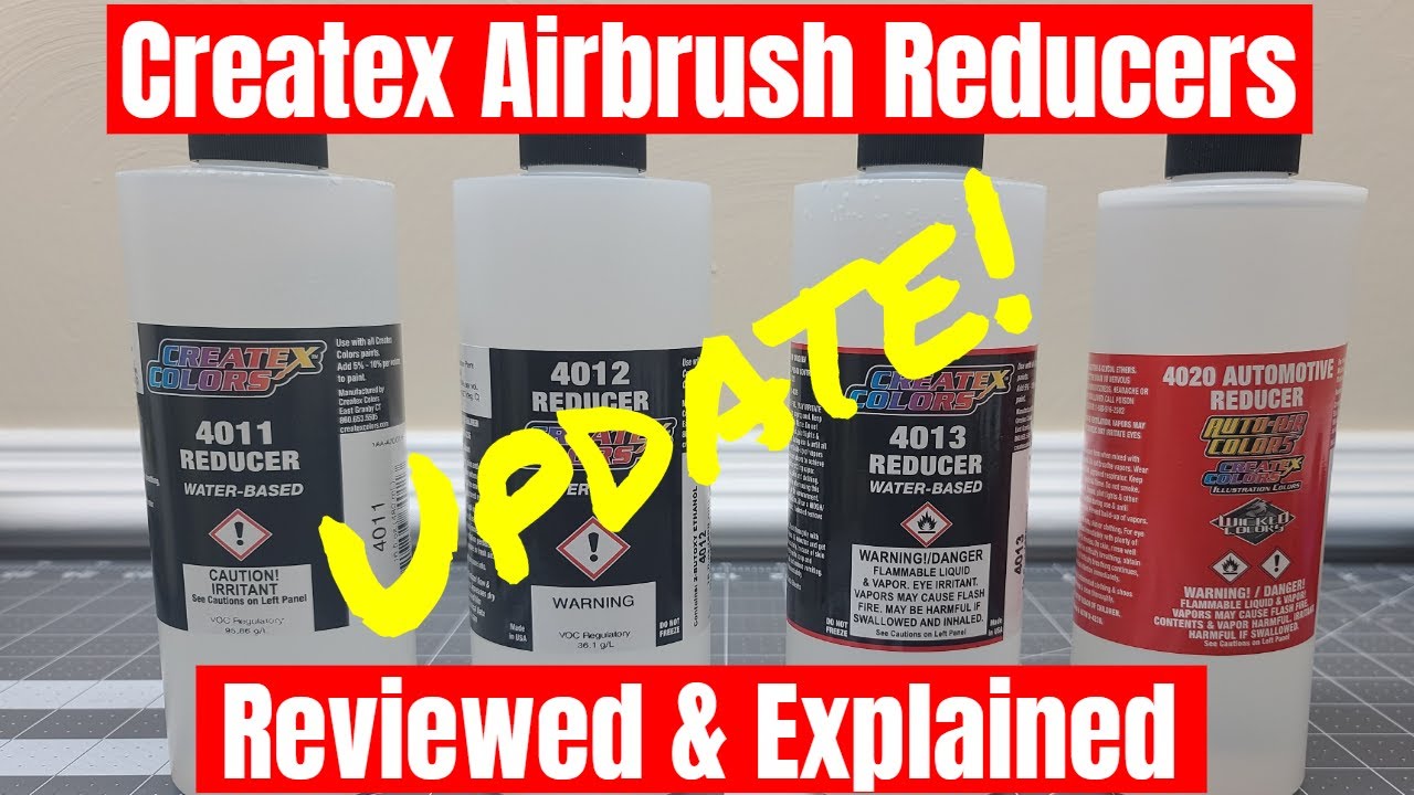 Createx Airbrush Reducer Update! Reviewed & Explained 