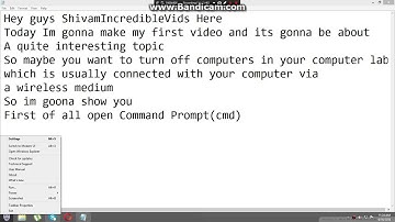 How To Shut Down a computer in you computer lab at school!!!