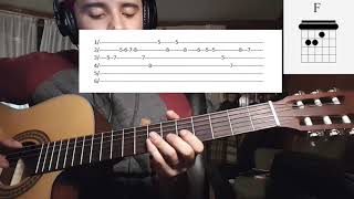Lágrimas y Lluvia - Daniel, me estás matando (Daniel chispa TUTORIAL) ACORDES/TAB