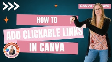 How to add clickable links to Canva designs #canva #createoncanva #canvassador