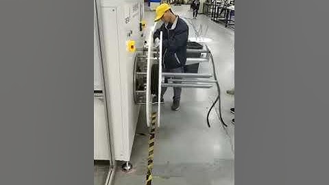 Cables rolls coiling machine semi automatic