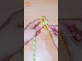 Knot rope tip diy idea for you 💡 Strong knot rope
