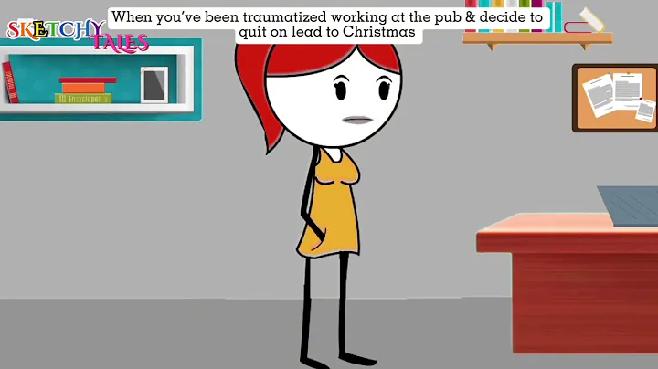 When you’ve been traumatized working at the pub & decide to quit| AC: @emfandango