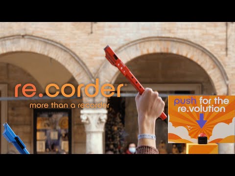Re.corder: Push for the revolution! #artinoiserecorder #electronicrecorder #recorderinstruments