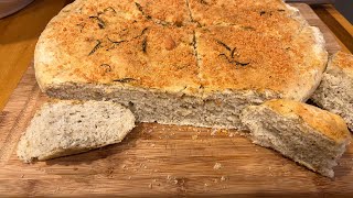 Parmesan Rosemary Baked Skillet Bread