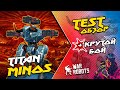 🔥 TEST Обзор Титана MiNOS + Крутой бой ПОБЕДА на Последней секунде | War Robots Arturion