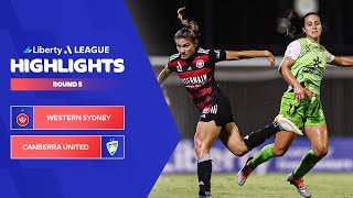 Western Sydney Wanderers FC v Canberra United FC - Highlights | Liberty A-League 2023-24 | Round 05