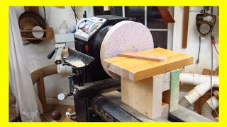 DIY Lathe Mounted Disc Sander