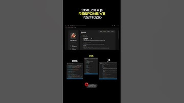 Responsive #portfolio #html #css #javascript #responsivedesign #webdesign #webdevelopment #shorts