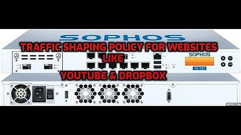 Traffic Shaping Policy for Websites like YouTube - Sophos Firewall Complete Training Series - DAY 24