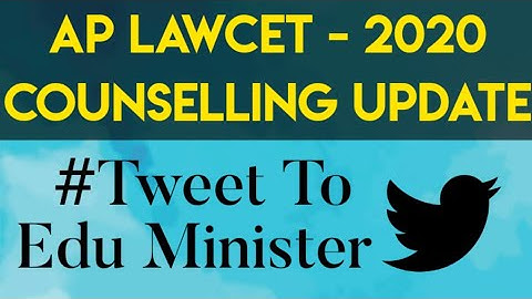 AP LAWCET-2020 COUNSELLING UPDATE| BY KRISHNA