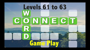 Word Connect gameplay-Level 61-62-63