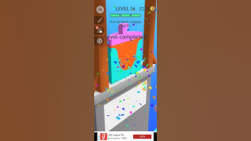 asmr slicing level 56 gameplay walkthrough