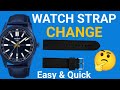⌚✨ Casio Watch Strap Change at Home | Easy &amp; Quick Strap Swap Tutorial 🔧💥