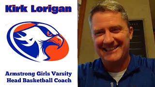 Armstrong girls varsity basketball head coach Kirk Lorigan (12-1-20)