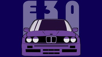 BMW E30 | Adobe Illustrator 2020 | Speed Art Vector