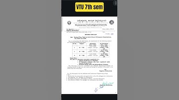 VTU 7th Sem Exam Postponed #vtuexam #vtu #exams #2025