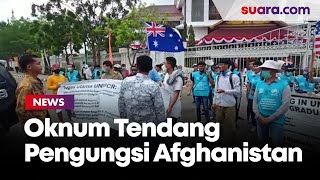 Oknum Tendang Pengungsi Sampai Terluka, Rusak Aksi Damai Demo di Batam