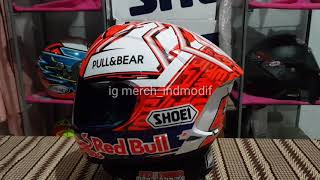 Helm Repaint Clmax Motif Shoei X14 Tc5 Versi Race