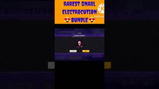 Most Rarest Male Bundle 😱 Of Free Fire Max || General Electrocution Bundle #shorts